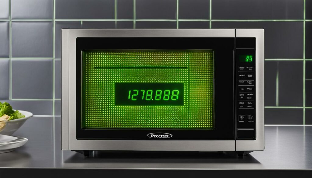 proctor silex microwave time setting
