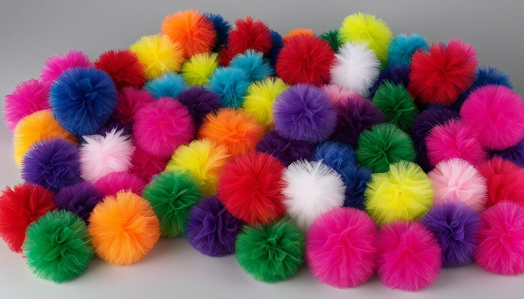 prolonged preservation of cheer pom poms by storing them in a breathable fabric bag
