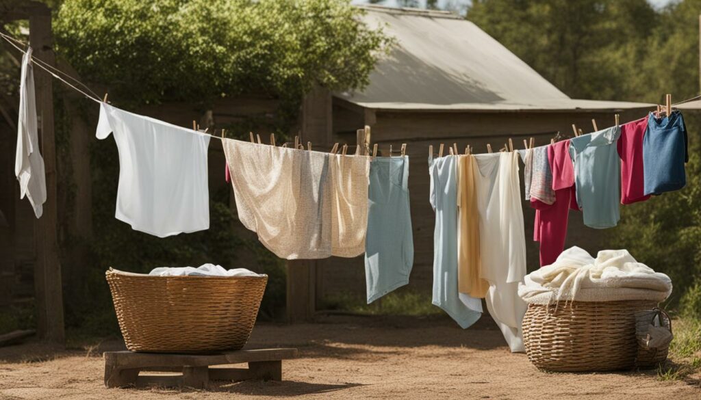 proper preparation for drying laundry