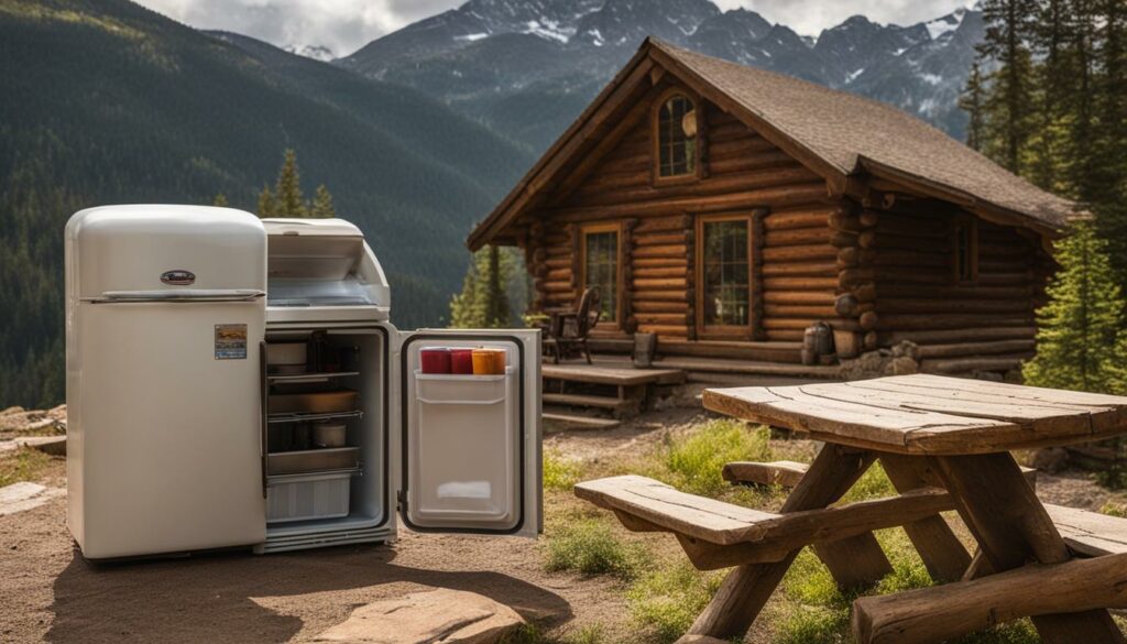 refrigerator powered by propane
