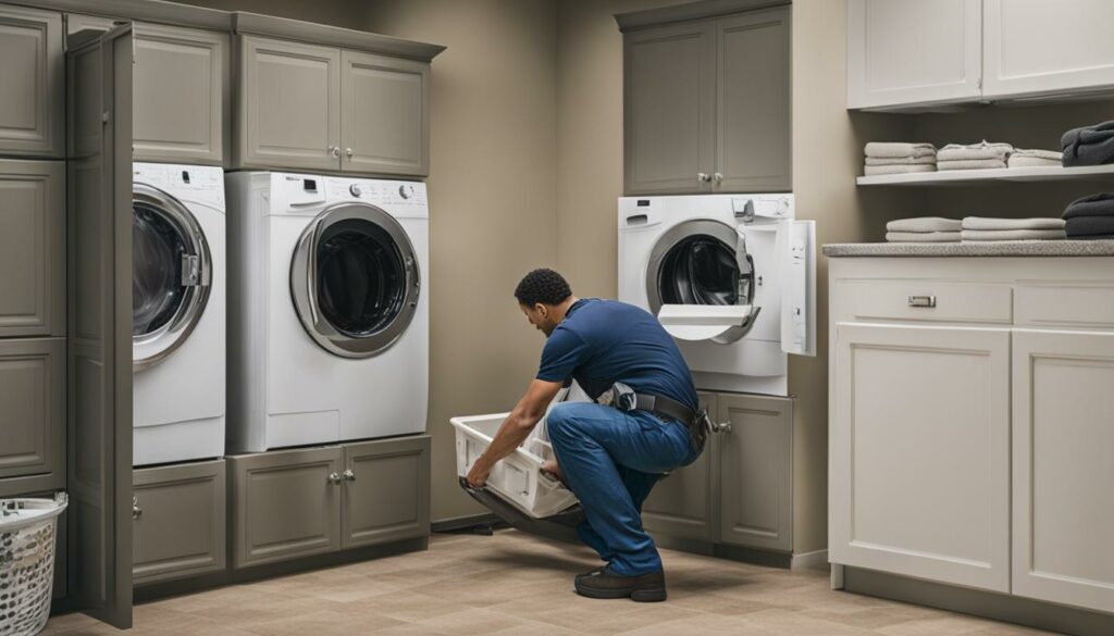 remove washer and dryer