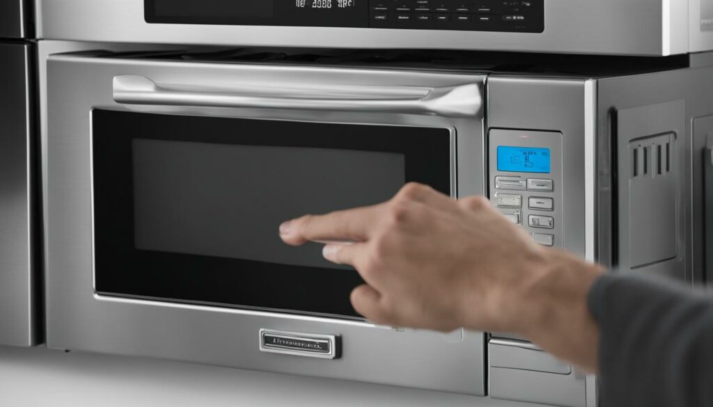 resetting kitchenaid microwave