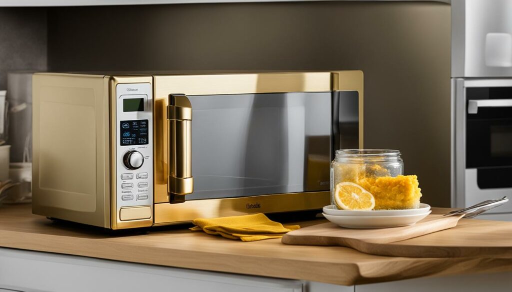safe way to melt gold in microwave