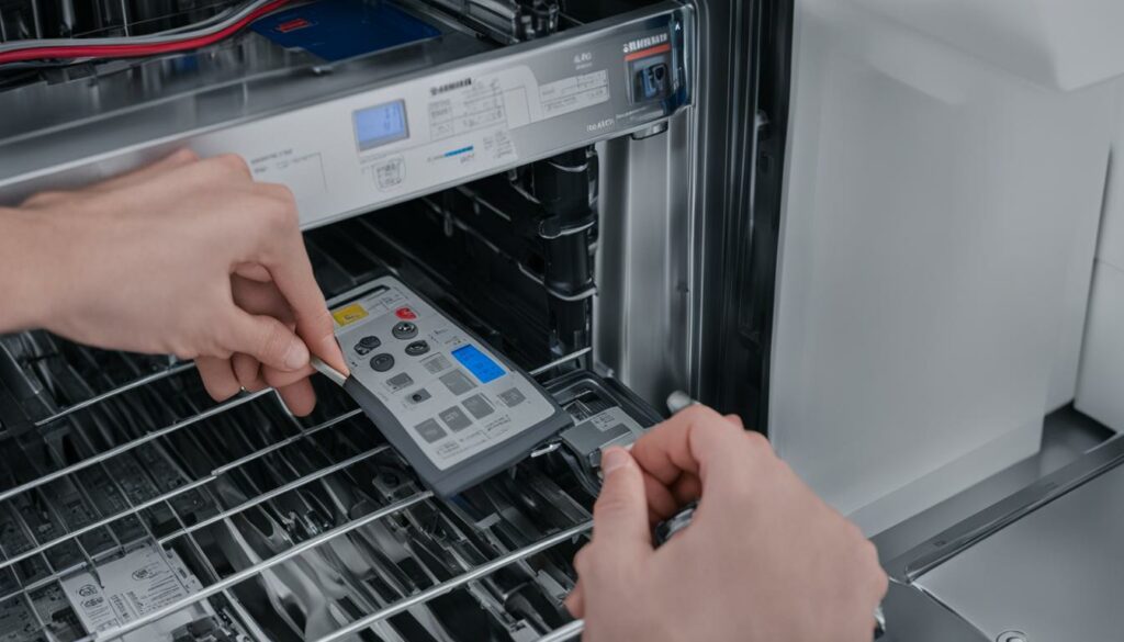 samsung dishwasher LE error code fix