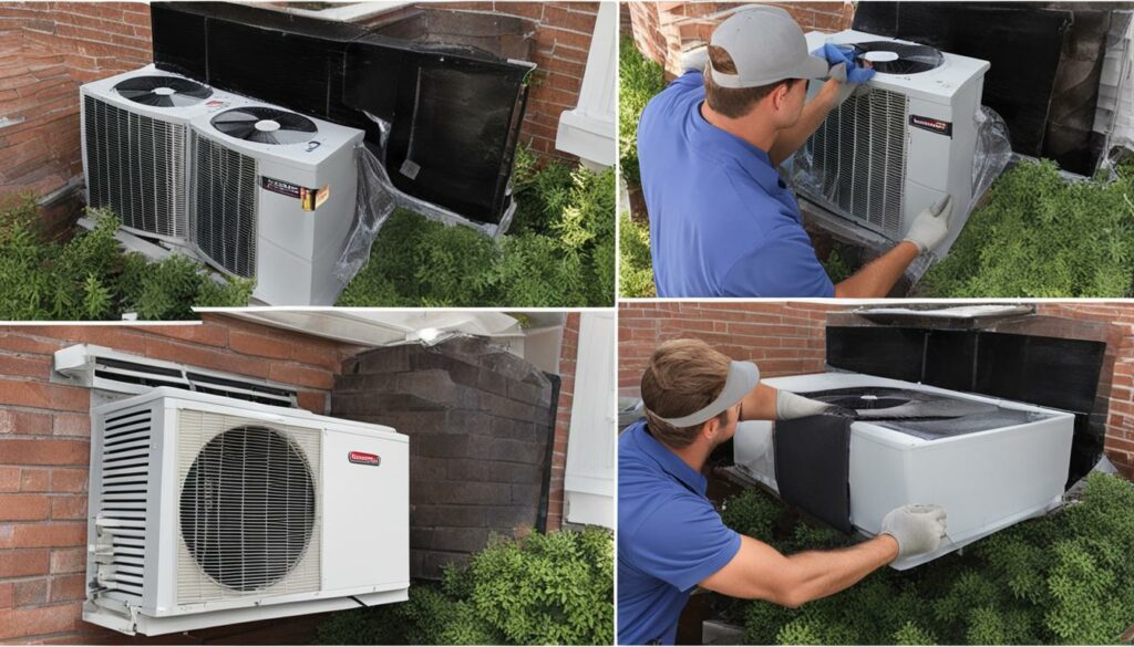 step-by-step guide to cleaning a goodman air conditioner