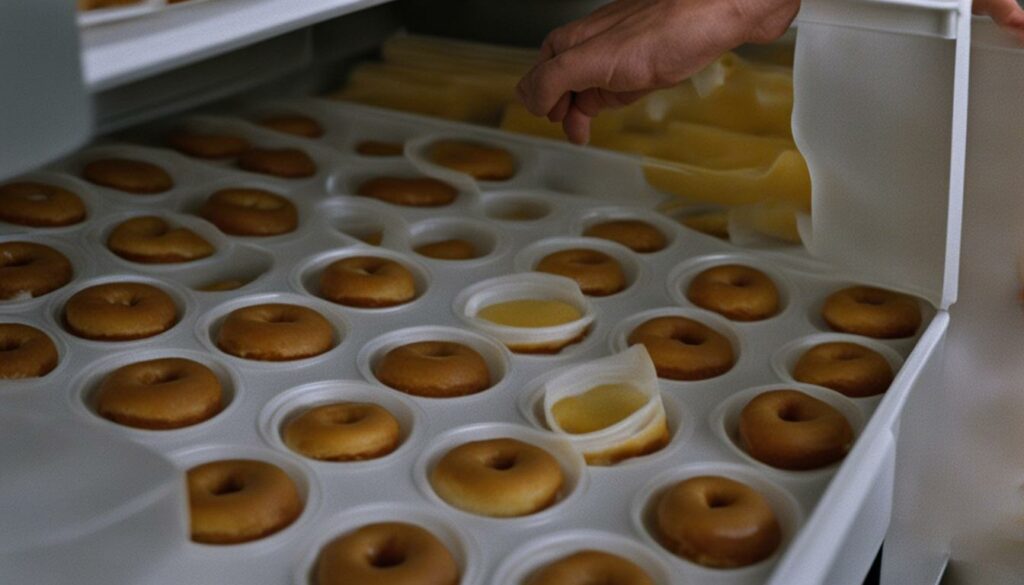 storing custard donuts