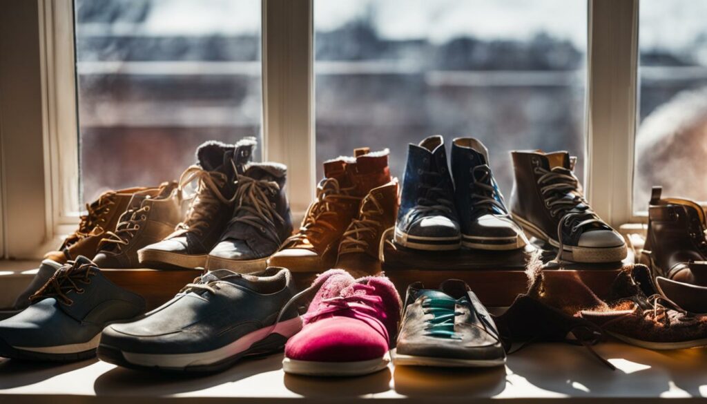 tips for drying shoes