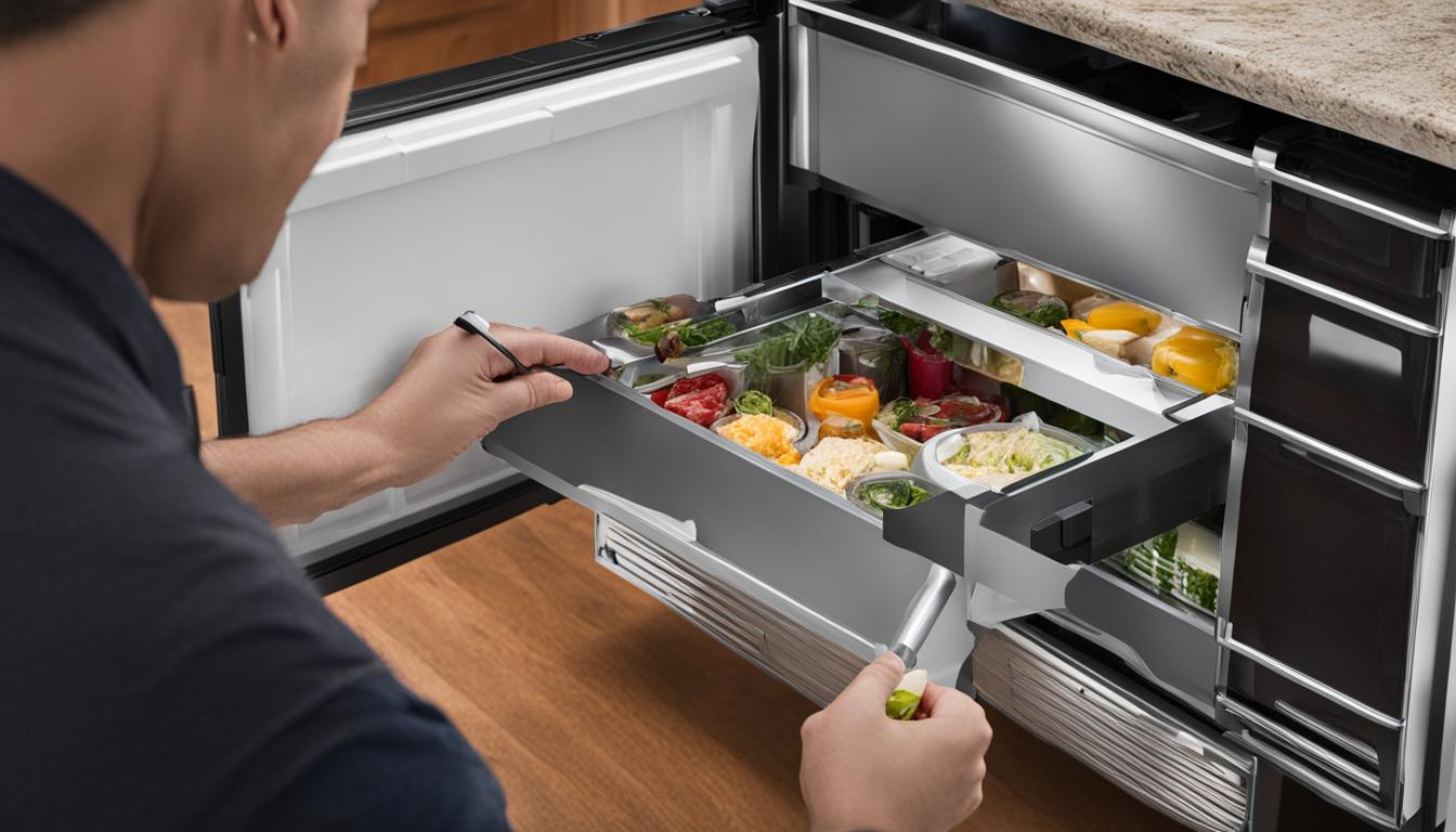 Guide How to Remove Deli Drawer from GE Profile Refrigerator