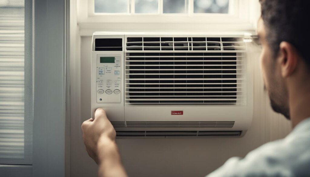 troubleshooting e8 error on window air conditioner