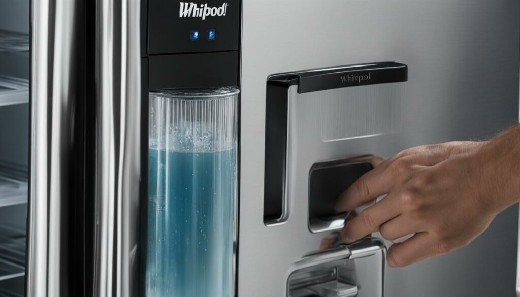 troubleshooting water leak in Whirlpool refrigerator