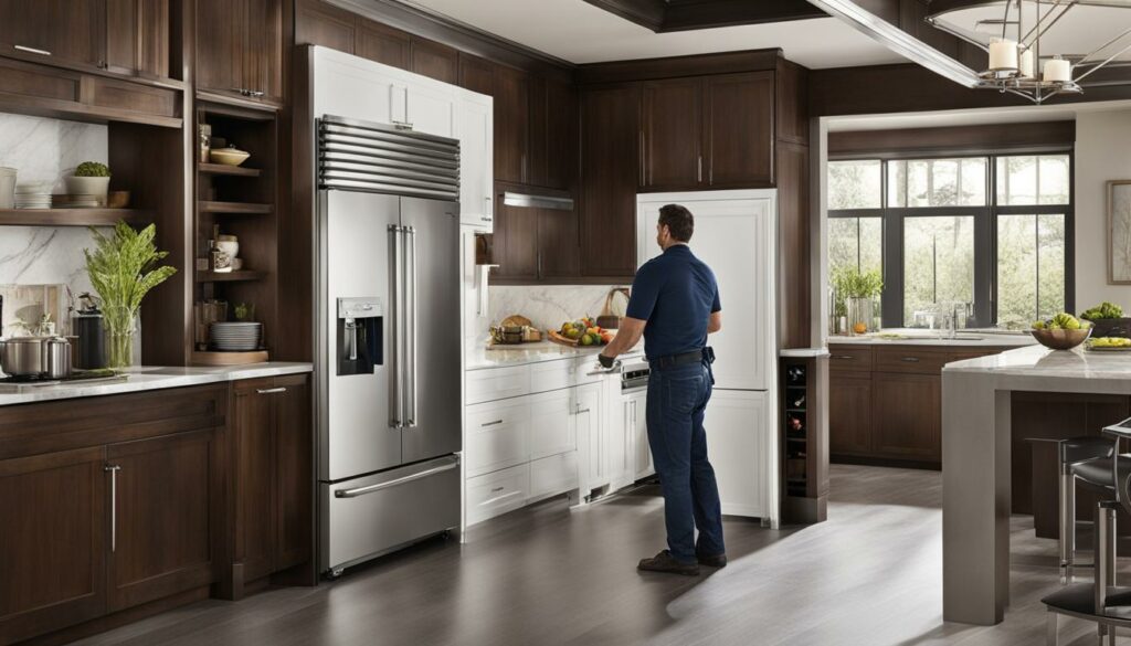 upgrading from built-in to regular refrigerator
