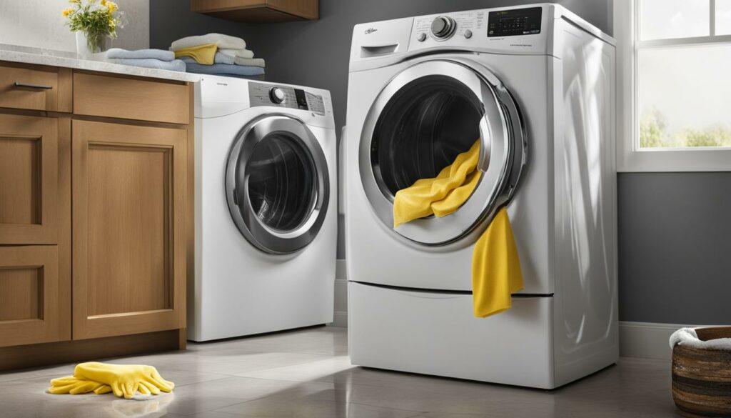 whirlpool front load washer cleaning