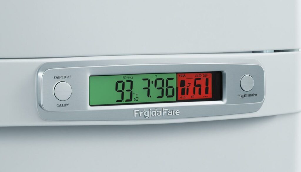 Frigidaire Gallery refrigerator temperature adjustment
