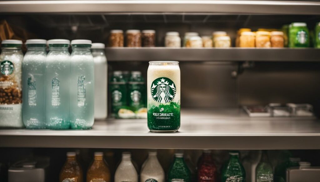 Refrigeration Requirements for Starbucks Frappuccino Bottles