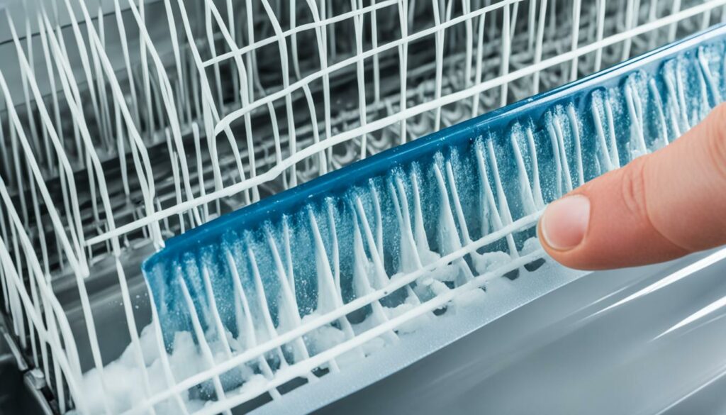 how to fix dishwasher with water in bottom